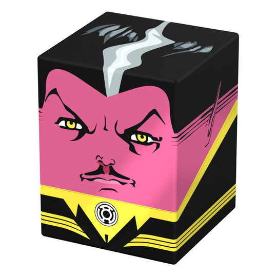 Squaroe Sinestro avec cartes TCG double-sleeved - Exemple de capacité