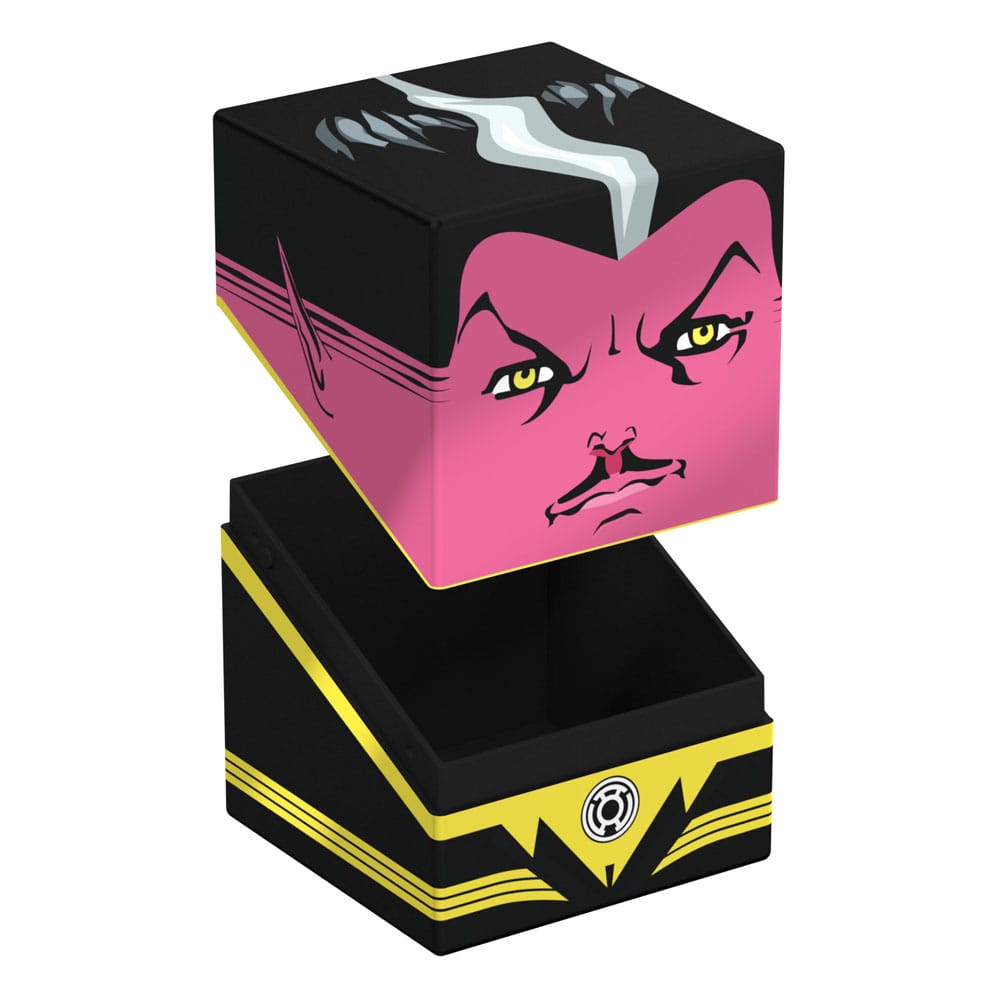 Pile de Squaroes de différentes couleurs, dont le Sinestro, pour montrer la collection