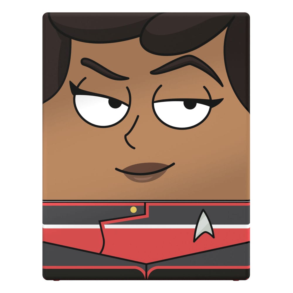 Gros plan sur le logo Star Trek Lower Decks sur le Squaroe