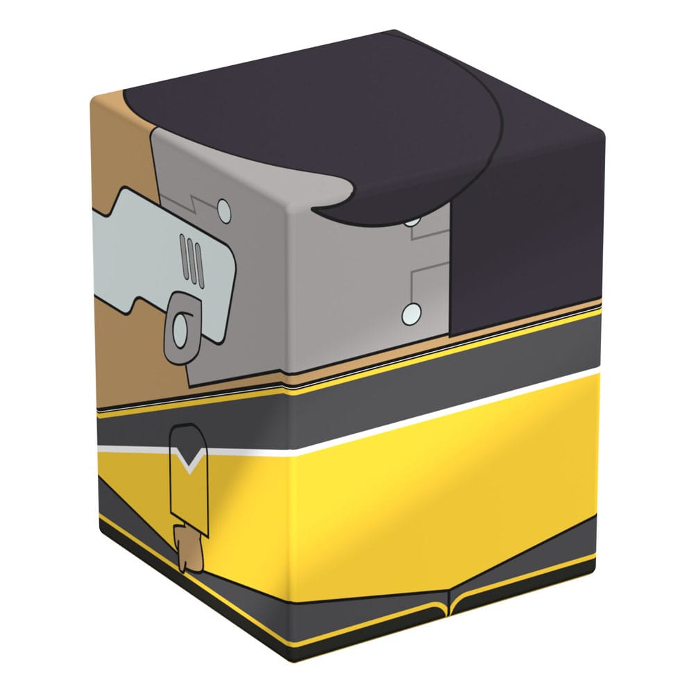 Squaroe Sam Rutherford à côté d'autres Squaroes dans un Collectors Case