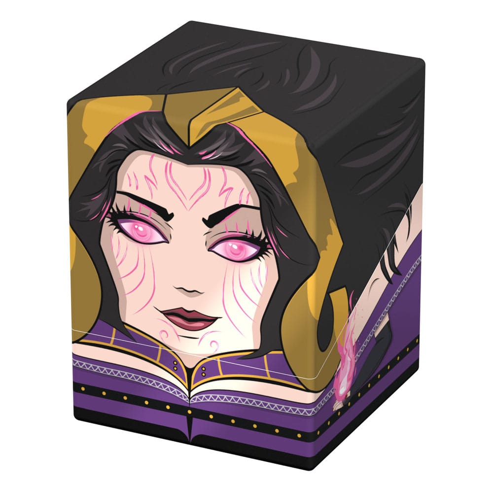 Squaroe Liliana MTG - Deck box ouverte avec cartes Magic The Gathering