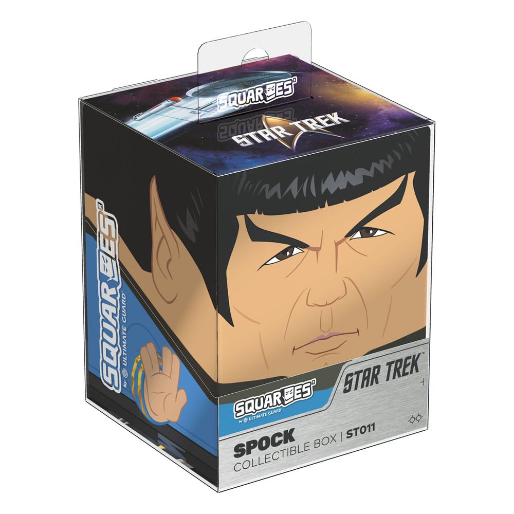 Vue d'ensemble de la Squaroe Spock avec logo Star Trek