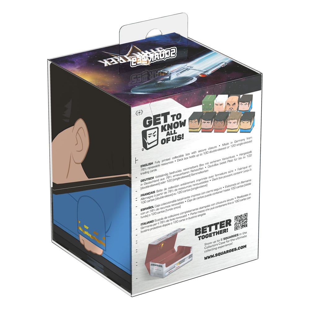 Squaroe Dr. McCoy Star Trek TOS - Boîte de rangement pour cartes TCG et collection