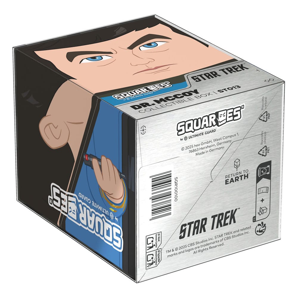 Squaroe Dr. McCoy Star Trek TOS - Boîte de rangement pour cartes TCG et collection
