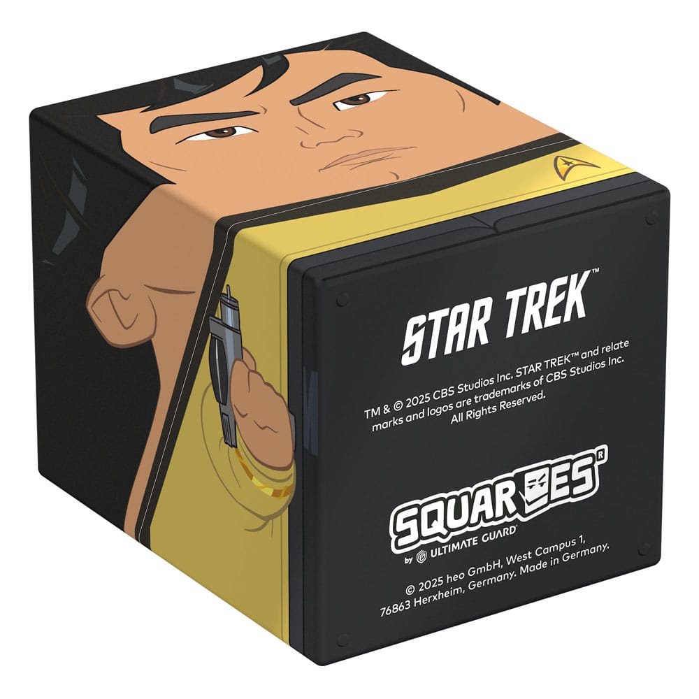 Vue latérale du Squaroe Star Trek Sulu, montrant sa robustesse