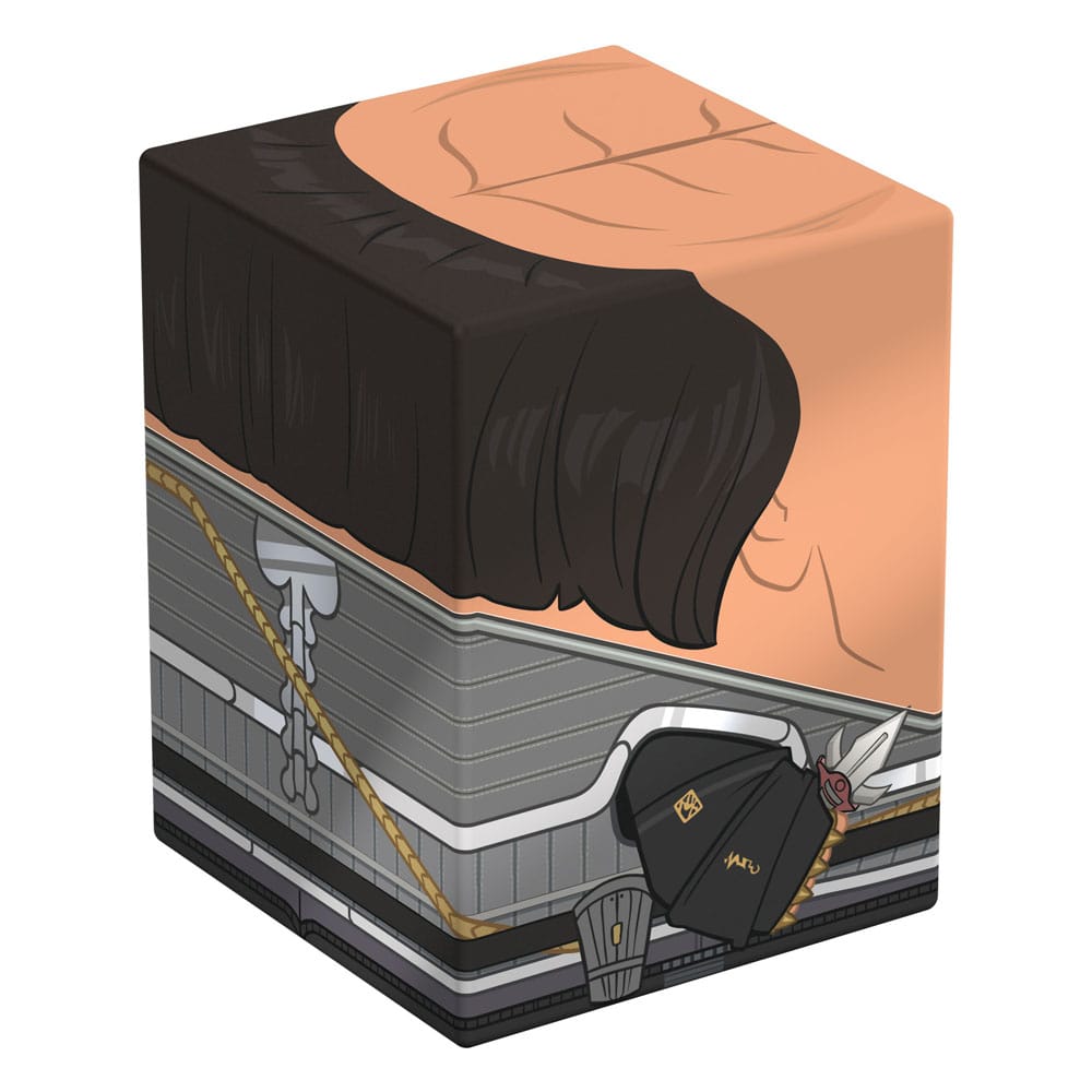 Squaroe Star Trek Klingon, gros plan sur le logo et le design emblématique