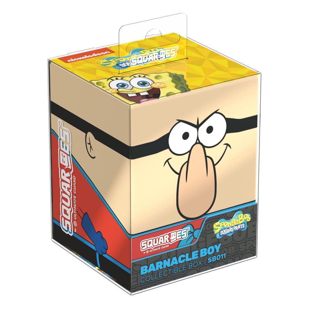 Squaroes Squaroe Barnacle Boy inséré dans le Collectors Case Squaroes