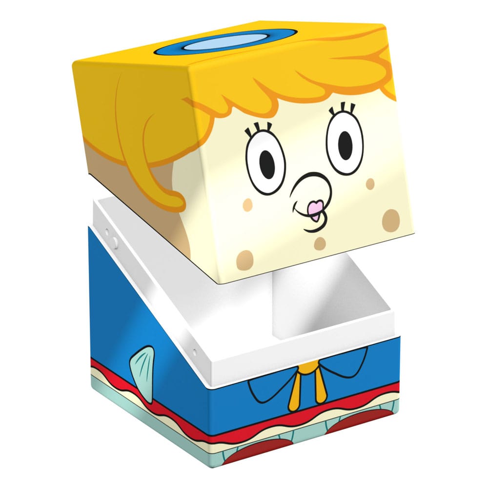 Squaroes Mrs. Puff posée sur une table, montrant sa taille compacte