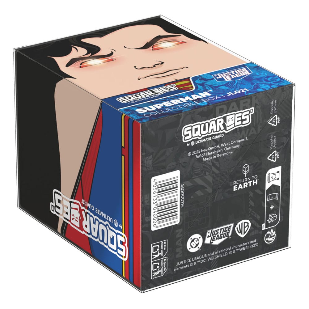 Vue d'ensemble de la deck box Squaroes Superman JL021