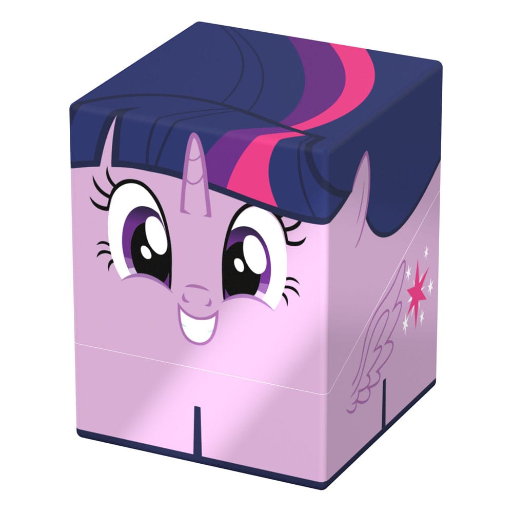 Squaroe MLP Twilight Sparkle ouvert, montrant l'intérieur pour cartes TCG