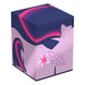 Deck box Squaroes Twilight Sparkle avec des cartes double-sleeved à l'intérieur