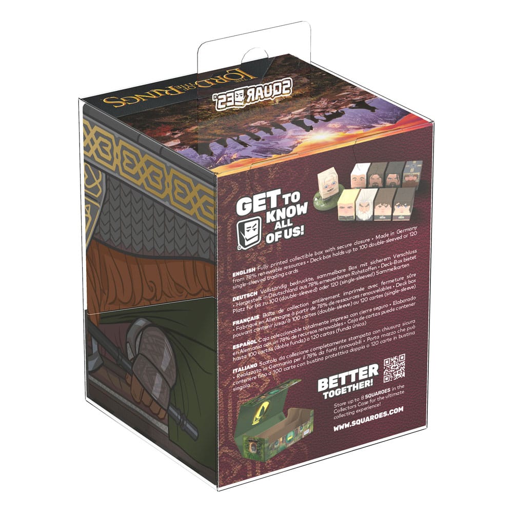 Squaroe Gimli utilisé pour ranger des accessoires de jeux de plateau