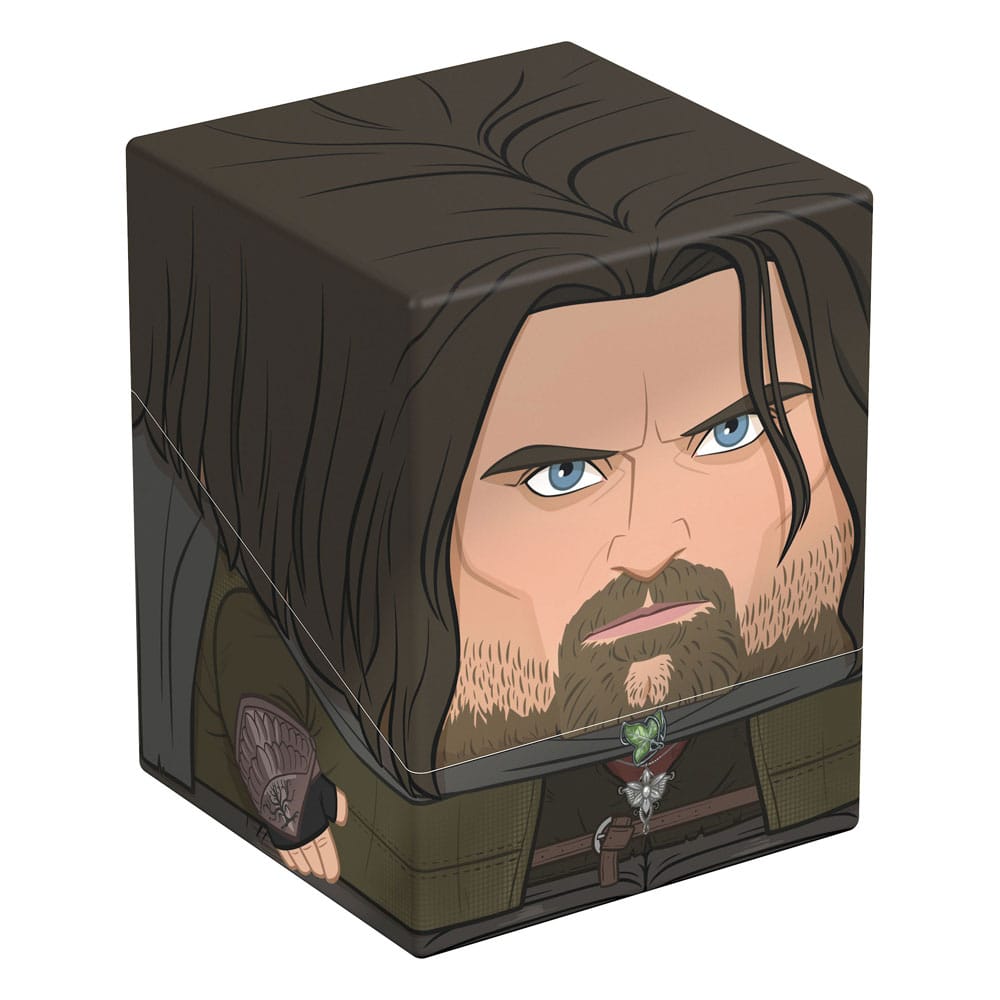 Boîte de deck Squaroes Aragorn Lord of the Rings vue de face