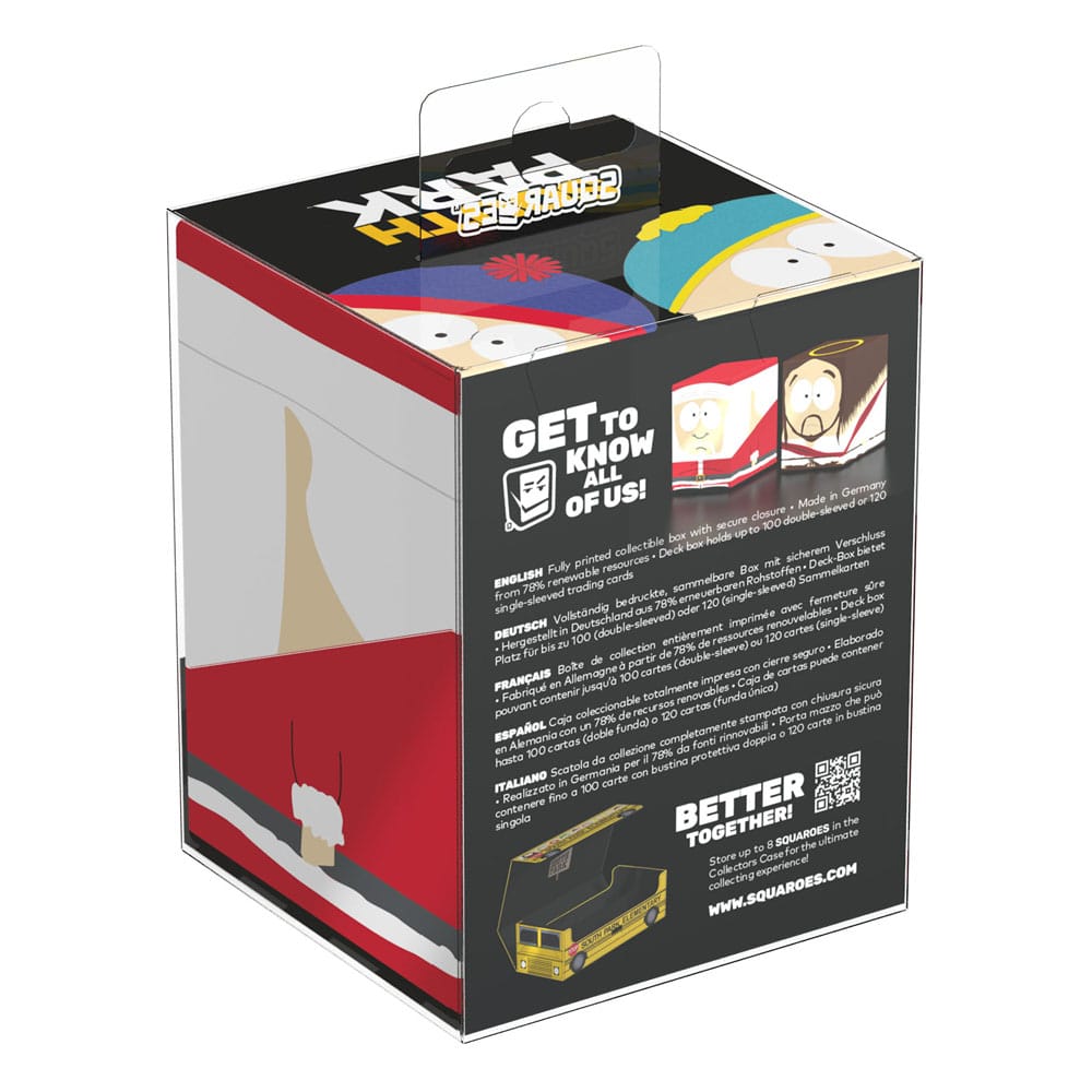 Squaroes South Park Santa SP018 - Vue arrière de la boîte avec les informations produit et la marque