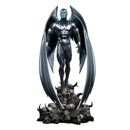 Statuette Marvel Archangel X-Men X-Force Sideshow Premium Format 73cm vue frontale