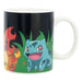 Mug Pokémon Pokéverse Stor, vue de face, décor sombre avant activation de l'effet thermique.
