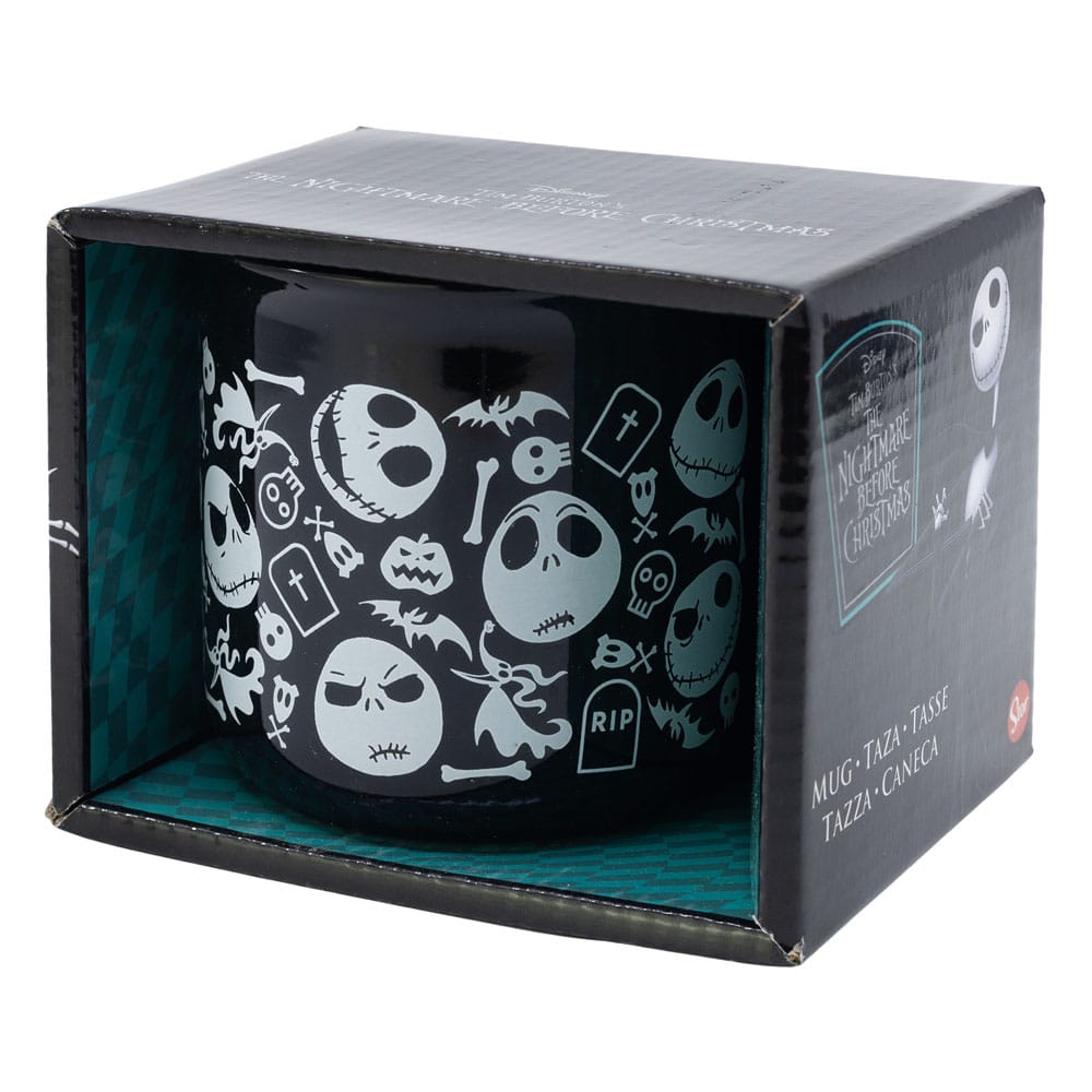 Mug Jack Skellington officiel Stor, montrant les différentes expressions