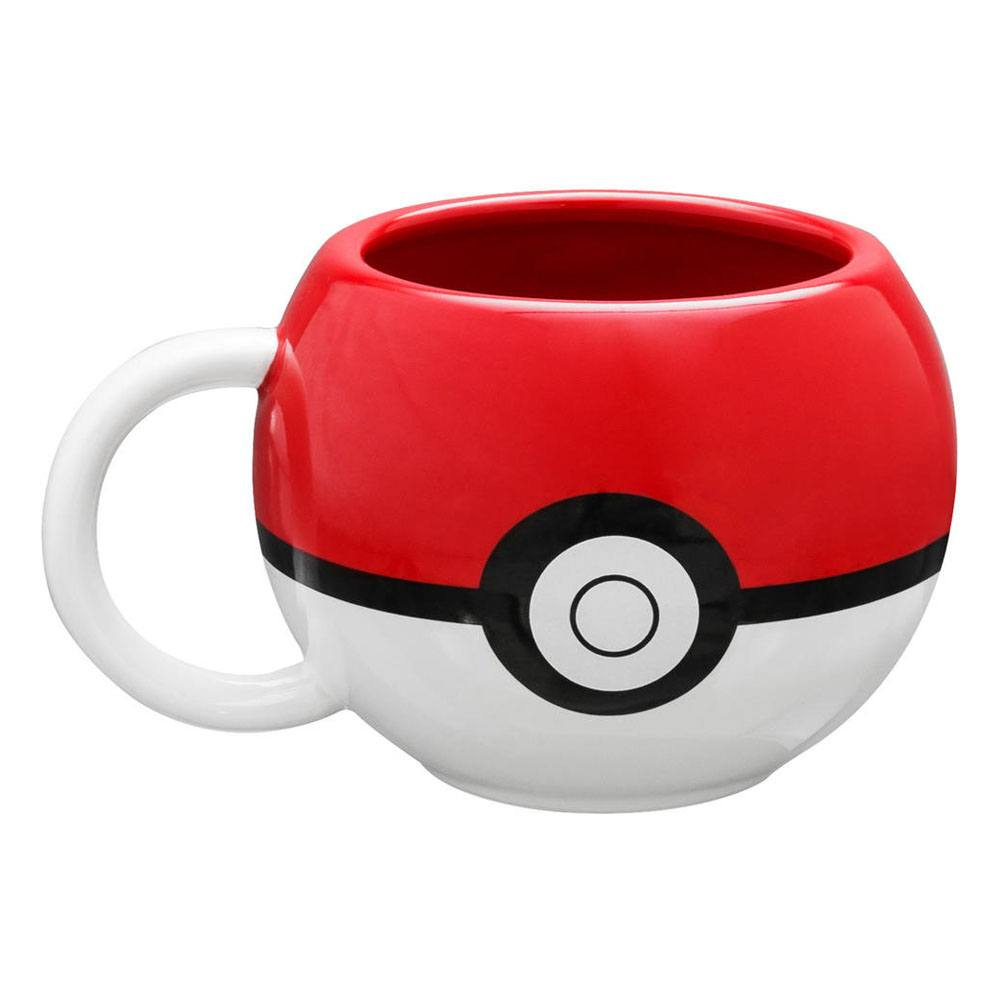 Mug Pokémon Pokeball 3D Stor avec logo de la marque
