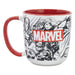 Mug Marvel Collage 380ml Stor - Détail du design collage des super-héros