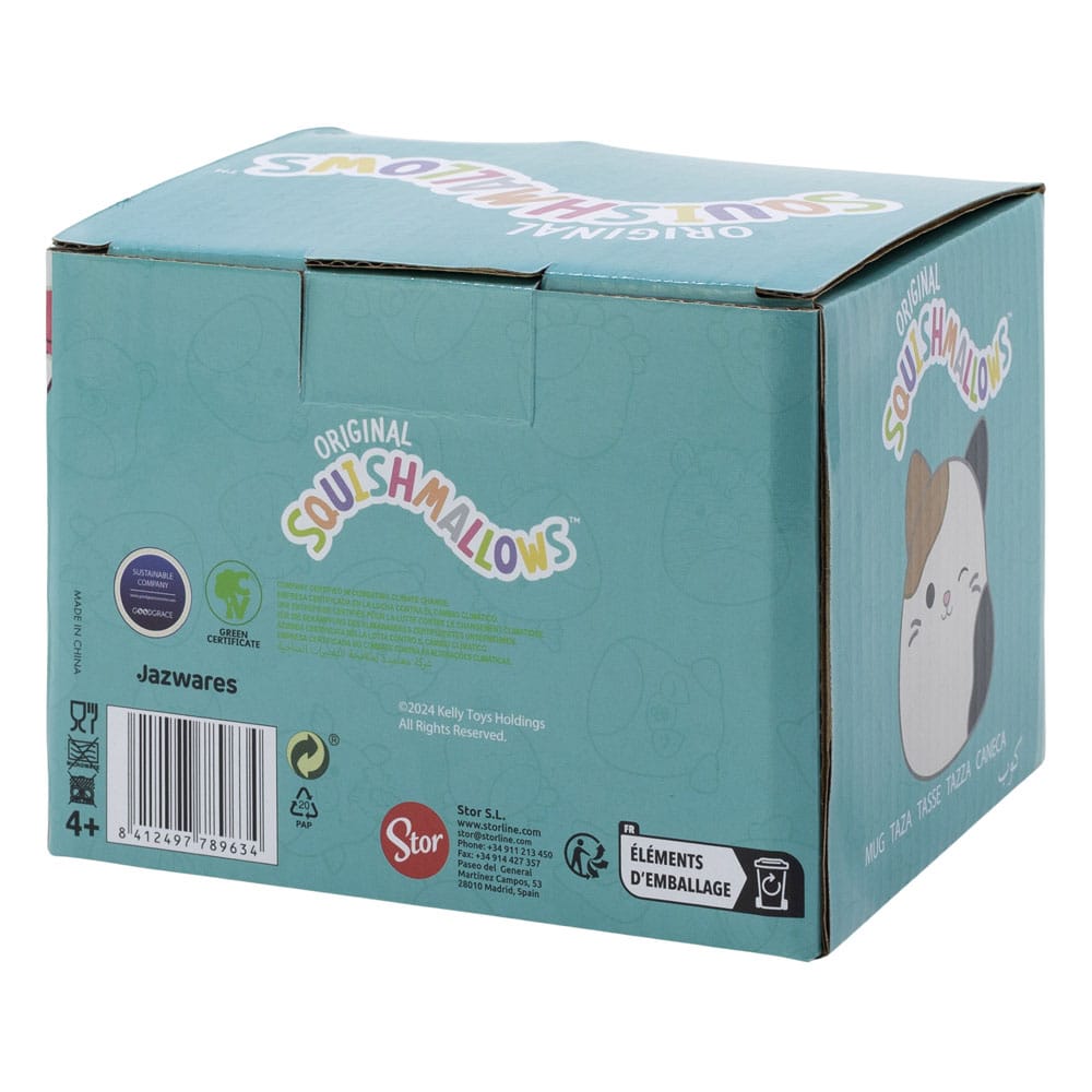 Mug Squishmallows 384 ml en dolomie, détail du design imprimé haute qualité