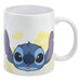 Mug Lilo & Stitch Ananas Stor, vue de face avec Stitch et Lilo