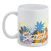Mug Lilo & Stitch Ananas 325ml, détail du motif tropical