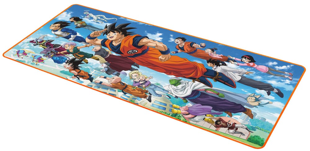 Détail du design du sous-mains Dragon Ball Z avec Goku et ses amis