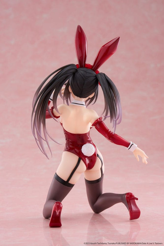 Gros plan sur le visage de Kurumi Tokisaki Bunny Ver.