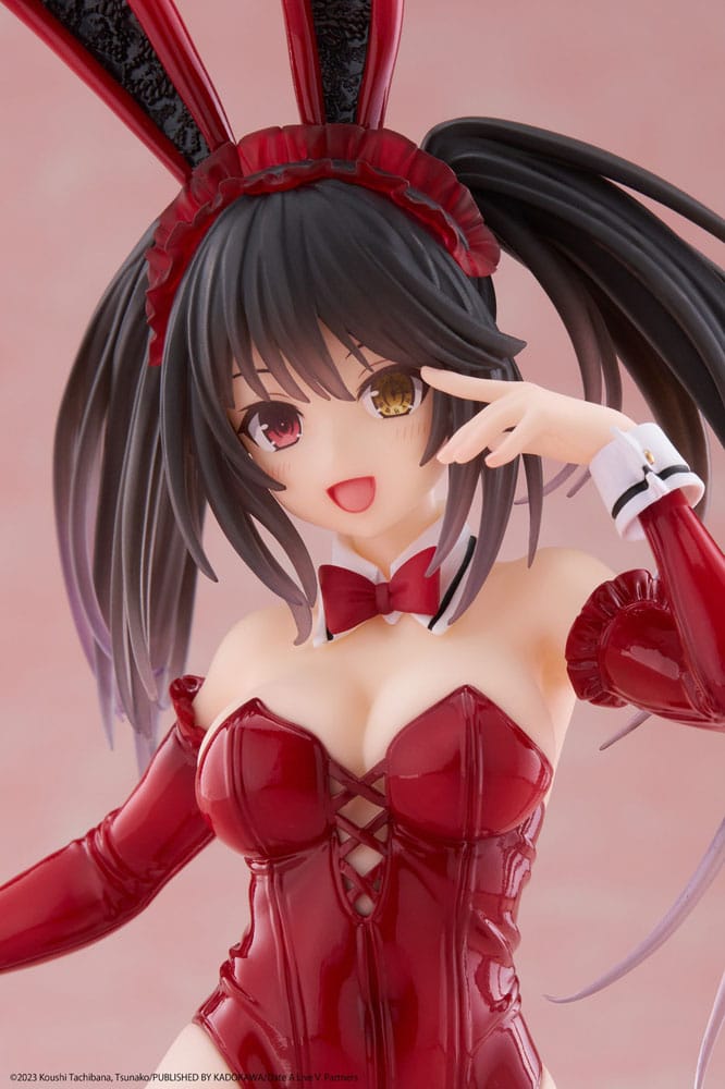 Vue latérale de la statuette Kurumi Tokisaki Bunny Ver.