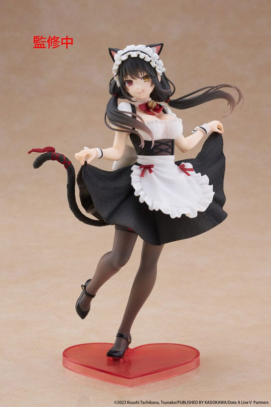 Statuette Kurumi Tokisaki Cat Ear Maid Ver. Date A Live V, vue frontale complète