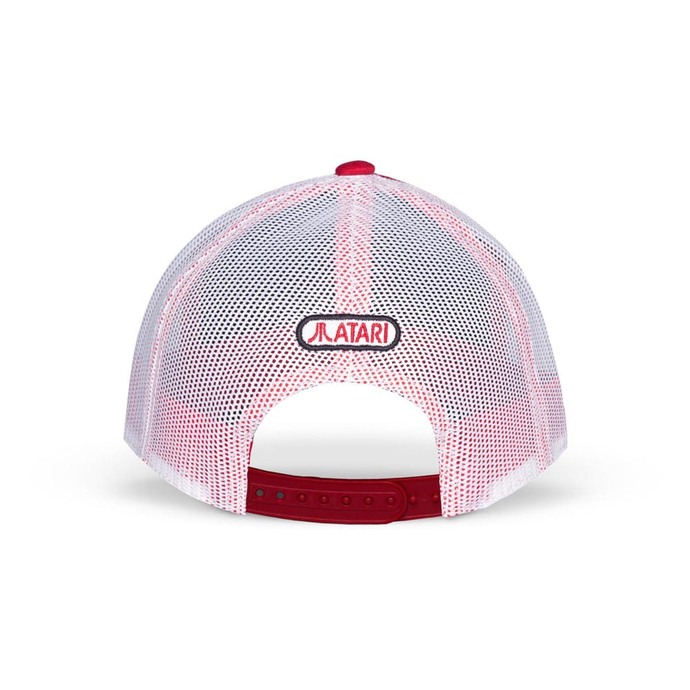 Casquette trucker Atari Classic Logo Difuzed vue de profil, maille arrière