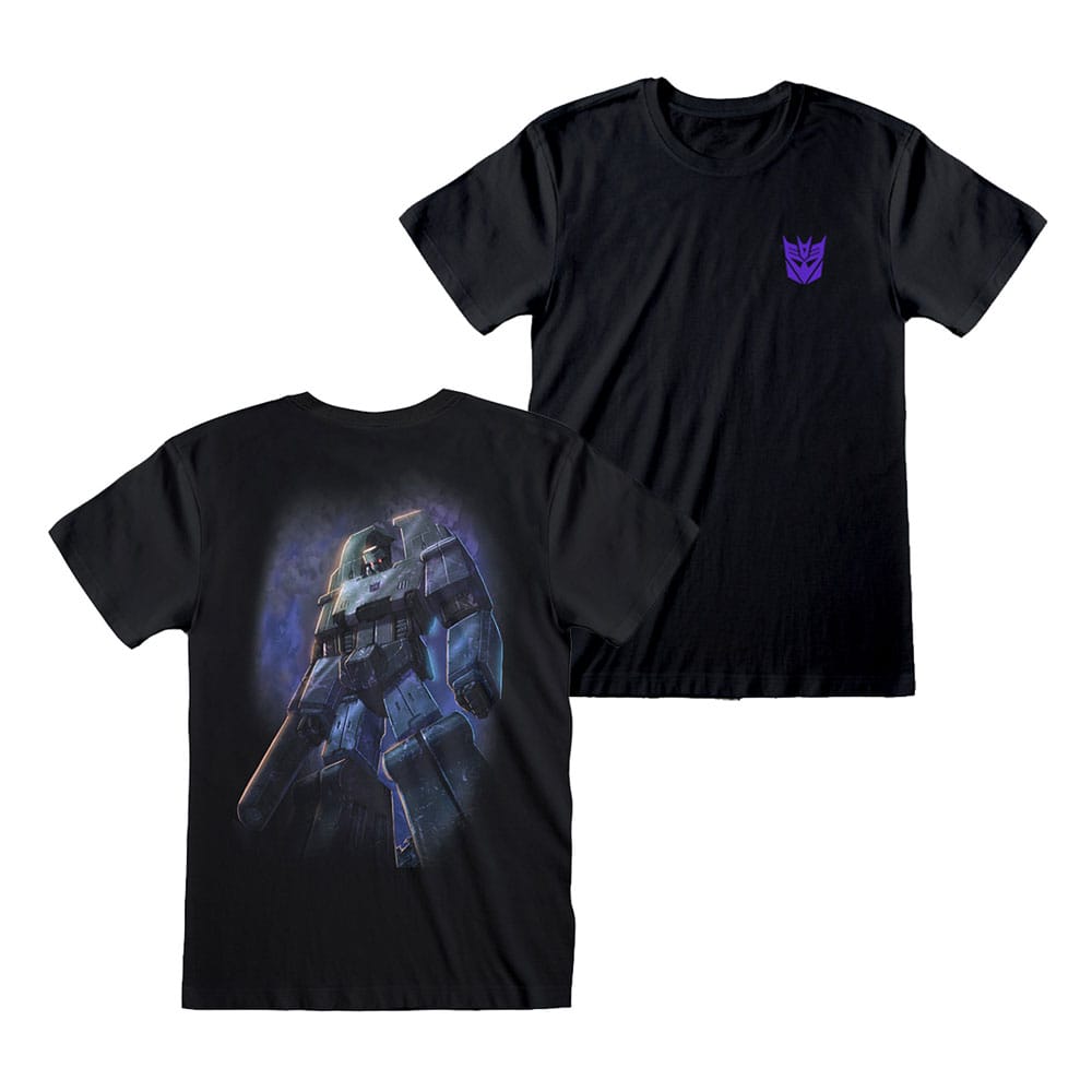 T-Shirt Transformers Megatron All Hail Megatron taille S sur fond blanc