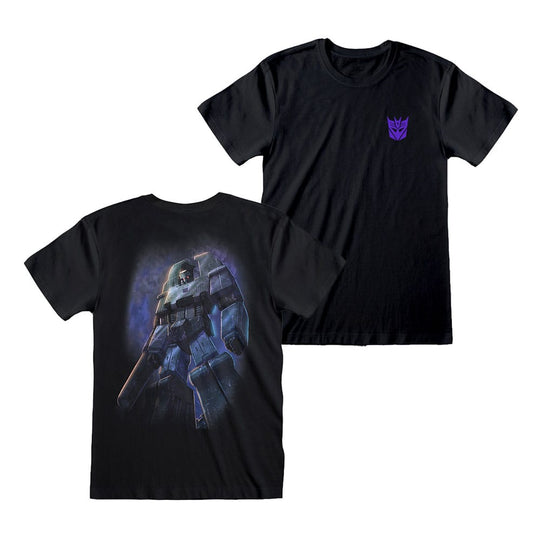 T-Shirt Transformers Megatron All Hail Megatron taille S sur fond blanc