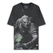 T-shirt The Witcher Geralt Washed Difuzed - Vue avant détaillée du design