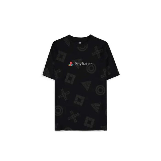 T-shirt PlayStation Logo All Over Print Difuzed, vue de face