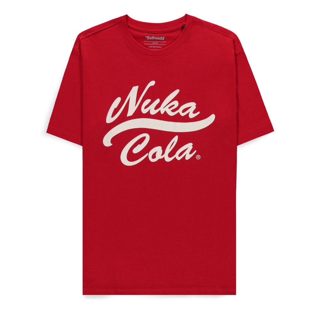 T-shirt Fallout Nuka Cola rouge avec logo emblématique