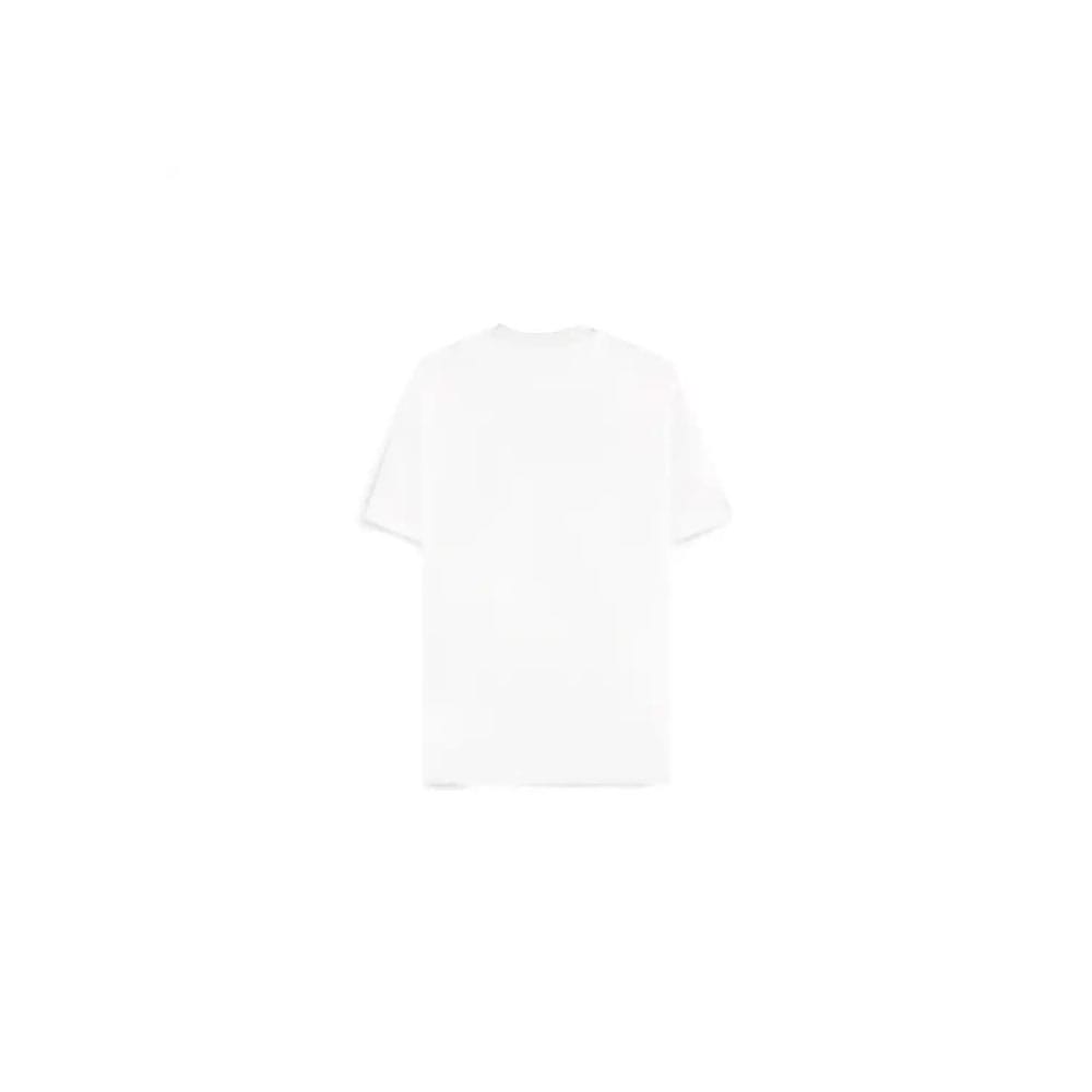 Détail du logo PlayStation Icons sur le T-shirt Difuzed en coton