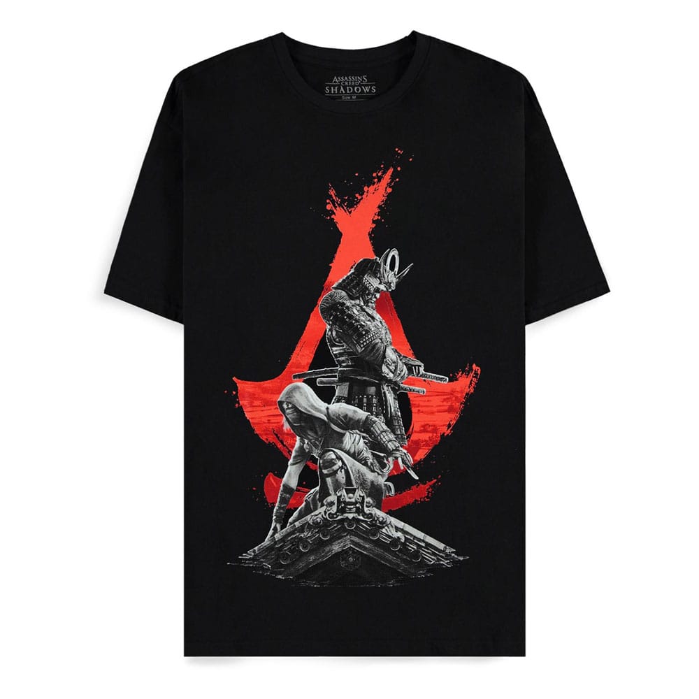 T-shirt Assassin's Creed Shadows "Shadows from above" Difuzed de face