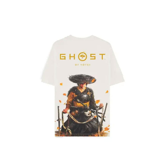 T-shirt Ghost of Yotei Samurai Loose Fit Difuzed (M) - Vue avant