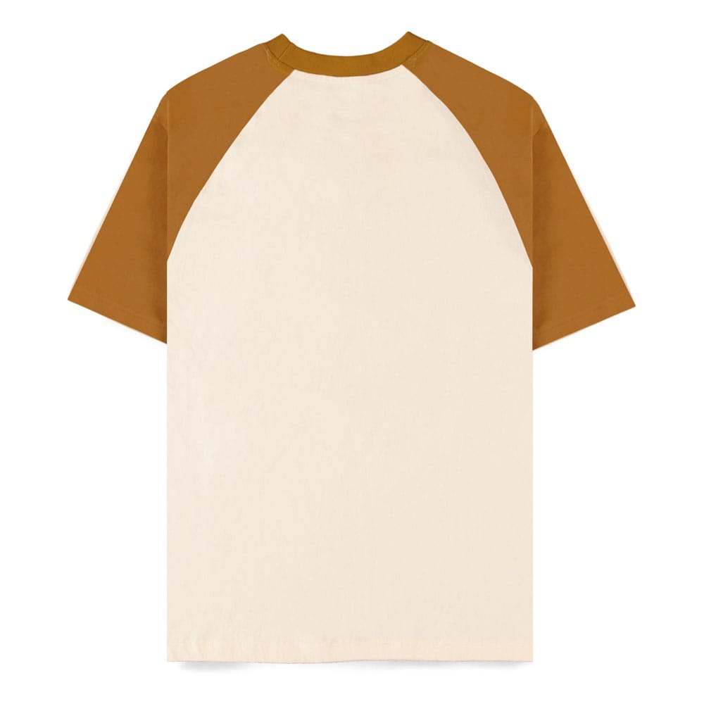 T-shirt Pokémon Èvoli Difuzed, gros plan sur le motif Èvoli et la texture du coton