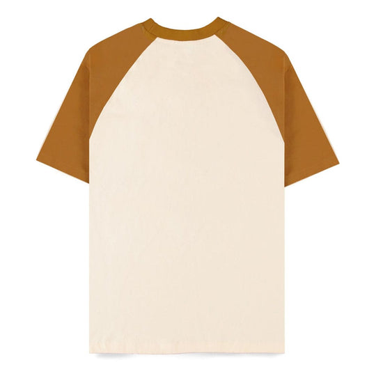 T-shirt Pokémon Èvoli Difuzed, gros plan sur le motif Èvoli et la texture du coton