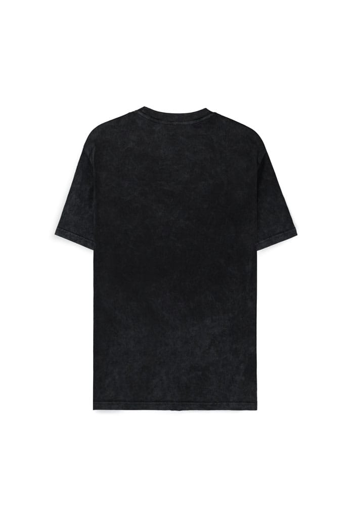 Détail du motif Dweller Washed sur le T-shirt The Witcher Difuzed