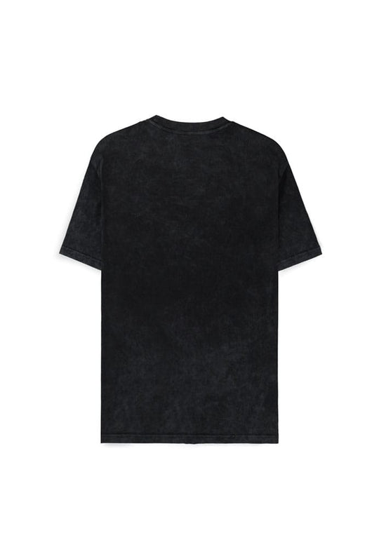 Détail du motif Dweller Washed sur le T-shirt The Witcher Difuzed