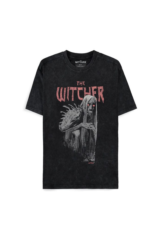 T-shirt The Witcher Wild Hunt Dweller Washed XL Difuzed, vue de face avec motif