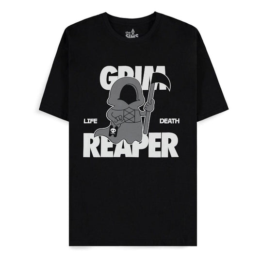 T-shirt Les Sims Grim Reaper (Faucheuse) Difuzed, vue de face, Taille L