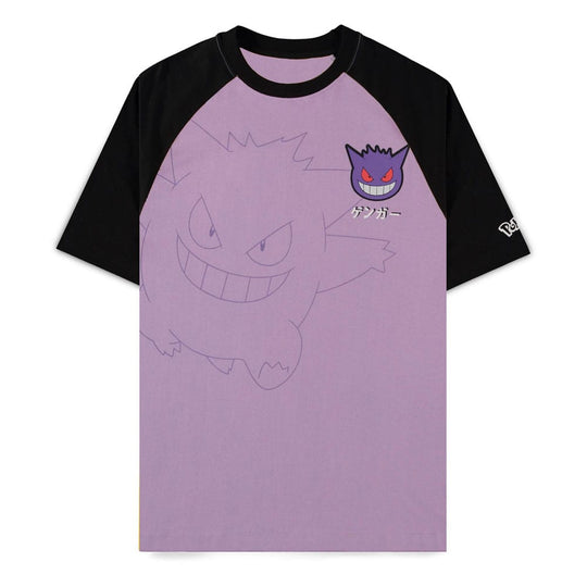 T-shirt Pokémon Ectoplasma Difuzed taille L sur fond blanc
