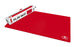 Tapis de jeu Ultimate Guard Monochrome Rouge enroulé, montrant sa souplesse