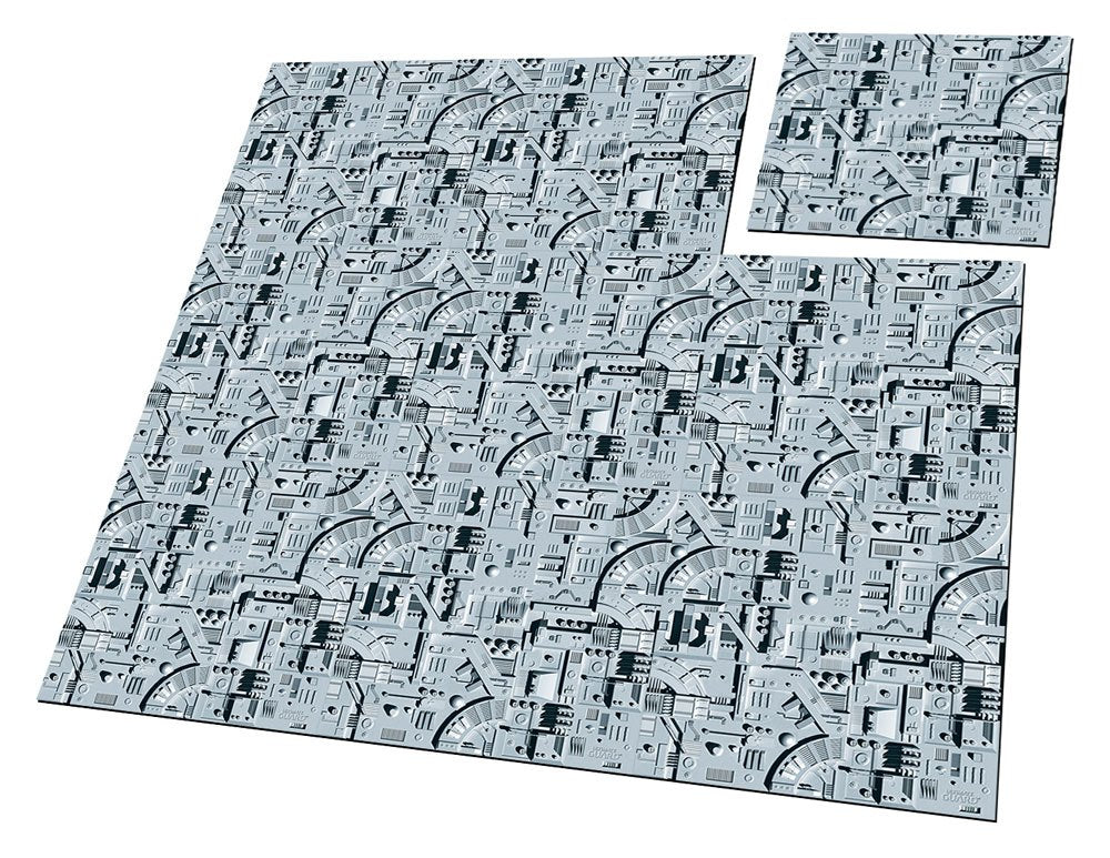 Ultimate Guard Battle-Tiles Starship - Set de 9 carreaux de tapis de jeu assemblés