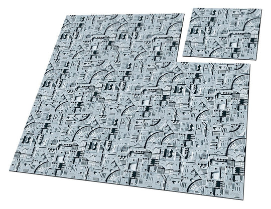 Ultimate Guard Battle-Tiles Starship - Set de 9 carreaux de tapis de jeu assemblés