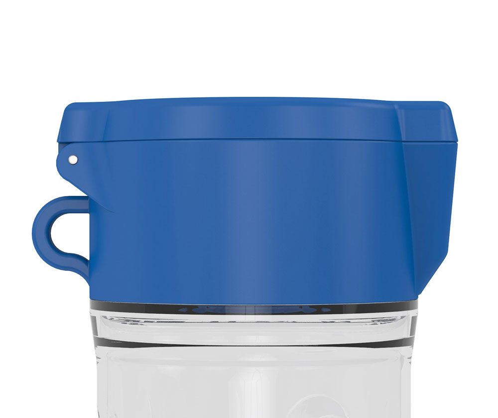 Gros plan du couvercle Pop-Up du MatPod Transparent Ultimate Guard